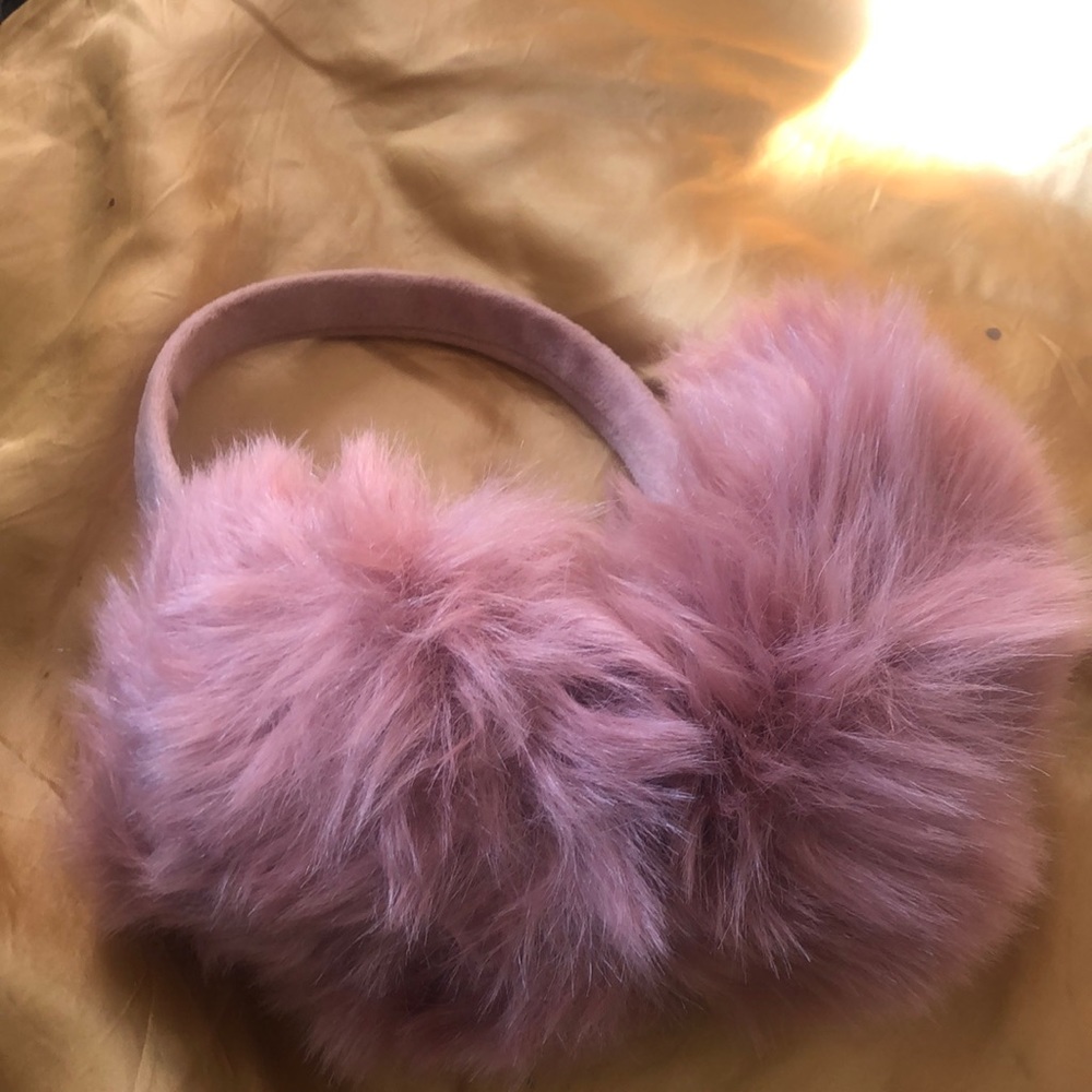 Funky Cool Parisian oversized Pink Ear muffs